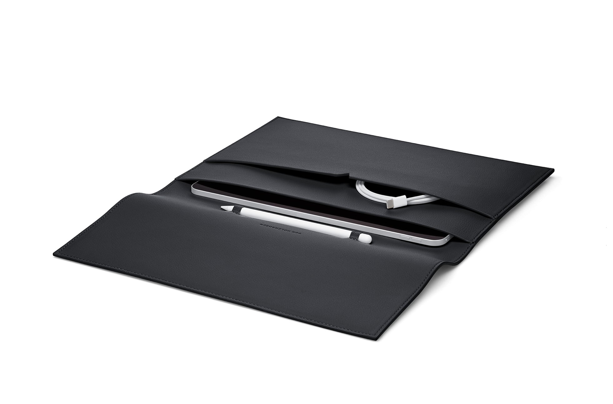 The iPad Portfolio 12.9-inch in Technik-Leather in Black image 3